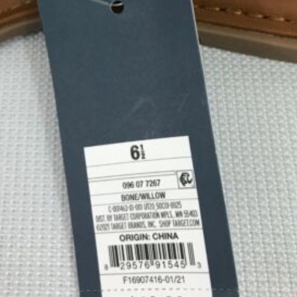 Women's Willow Bone Two Band Scrunched Sandals - Universal Thread - Picture 11 of 11